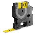 Dymo cinta negro sobre amarillo (18490 / S0718080), 12mm