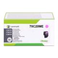 Lexmark cartucho de tóner magenta (70C20ME / 702M)