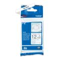 Brother tape negro sobre blanco (TZER231), 12mm, non laminated