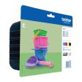 Brother cartucho de tinta negro / cian / magenta / amarillo (LC221VALBP) (multipack)