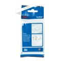 Brother tape dorado sobre blanco (TZER234), 12mm, non laminated