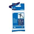 Brother tape dorado sobre azul navy (TZERN34), 12mm, non laminated