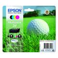 Epson cartucho de tinta negro / cian / magenta / amarillo (C13T34664010 / 34) (multipack)
