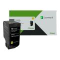 Lexmark cartucho de tóner amarillo (74C20Y0 / 074C20Y0) (Retorno)