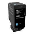 Lexmark cartucho de tóner cian (74C2HCE / 074C2HCE) (Retorno)