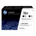 HP cartucho de tóner negro (CF226XD / 26X) (Paquete Doble, alta capacidad)