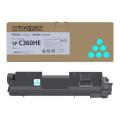 Ricoh cartucho de tóner cian (408185 / SPC360HE) (alta capacidad)