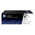 HP cartucho de tóner negro (CF283AD / 83A) (Paquete Doble)