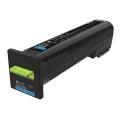 Lexmark cartucho de tóner cian (82K2HC0 / 082K2HC0) (Retorno, alta capacidad)