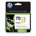HP cartucho de tinta amarillo (3ED79A / 712) (multipack)