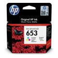 HP cartucho de tinta color (3YM74AE / 653)