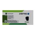 Lexmark cartucho de tóner cian (24B7182 / 024B7182)
