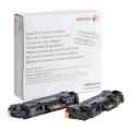 Xerox cartucho de tóner negro (106R04349 / 106R4349) (Paquete Doble)