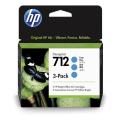 HP cartucho de tinta cian (3ED77A / 712) (multipack)