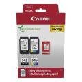 Canon cartucho de tinta negro / color (8287B008 / PG545+CL546) (Paquete Doble, multipack)