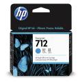HP cartucho de tinta cian (3ED67A / 712)