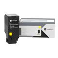 Lexmark cartucho de tóner amarillo (81C0X40 / 081C0X40) (alta capacidad)