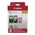 Canon cartucho de tinta negro / color (3713C008 / PG560+CL561) (Paquete Doble, multipack)