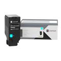 Lexmark cartucho de tóner cian (81C0X20 / 081C0X20) (alta capacidad)