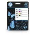 HP cartucho de tinta negro / cian / magenta / amarillo (6ZC73AE / 903) (multipack)