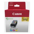 Canon cartucho de tinta cian / magenta / amarillo (2934B016 / CLI521) (multipack)