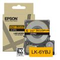 Epson etiquetas negro / amarillo (C53S672076 / LK6YBJ)