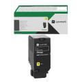 Lexmark cartucho de tóner amarillo (81C2XY0 / 081C2XY0) (Retorno, alta capacidad)