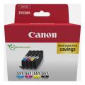 Canon cartucho de tinta negro / cian / magenta / amarillo (6509B016 / CLI551) (multipack)