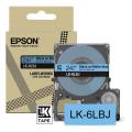 Epson etiquetas negro / azul (C53S672082 / LK6LBJ)