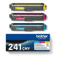 Brother cartucho de tóner cian / magenta / amarillo (TN241CMY) (multipack)